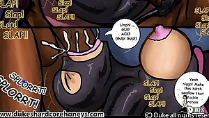 White and Arab Fucked by BBC during playdate at chuckycheese Comic